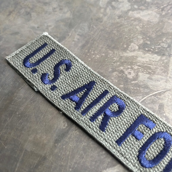 U.S. AIR FORCE embroidered tape patch - vintage - Picture 6 of 10